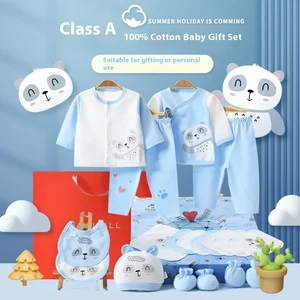 Autumn Baby Item Baby Clothes 18pcs Gift Box Set Full Moon Collection Pure Cotton Animal Pattern New Born Baby Gift Set