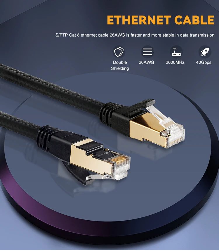 Supplier Direct Selling Price Network Soft Flexible 8 Core 1m 2m 3m