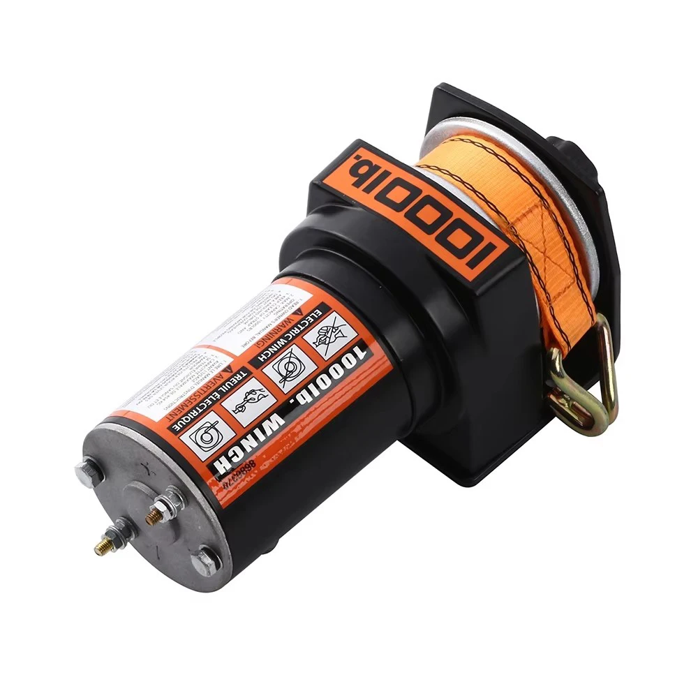 BADA DW1000 12V DC Fast and Powerful Strap Winch Electric Winch