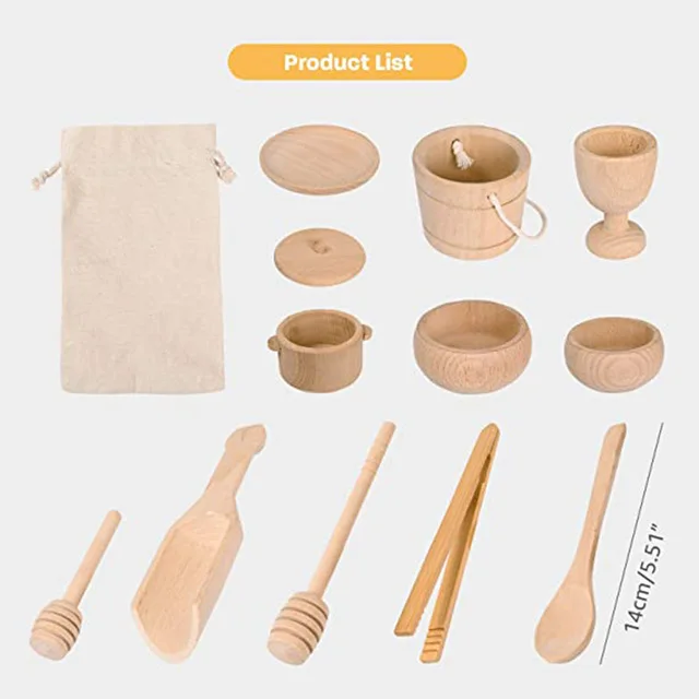 Деревянные детские Игрушки для раннего развития деревянные скобы и щипцы деревянная сенсорная корзина инструменты