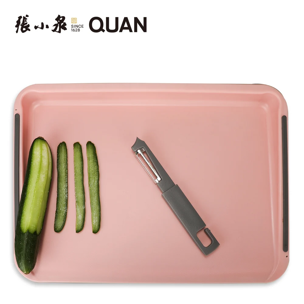 Multi Functional Double Side Cutting Board With Builtin Knife
