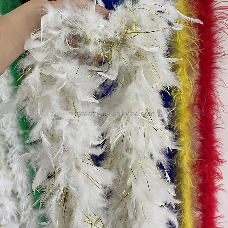 Boa En Plumes De Dinde Rose – 2 Mètres – Accessoire Chic Pour Mariage, Fête, Cosplay, Danse Et Séances Photo