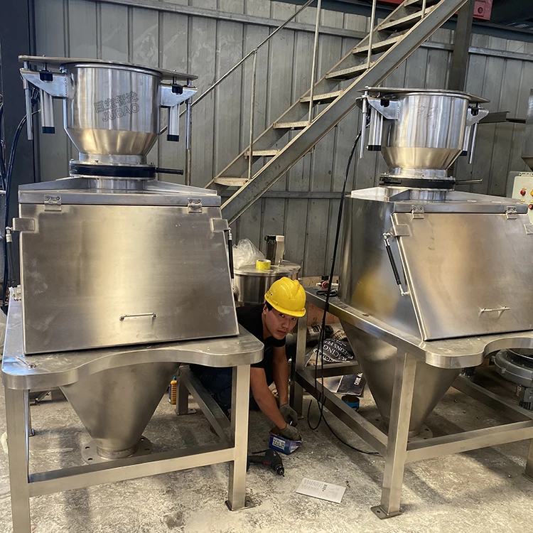 Full Automatic Bag Dump Stations with Bag Cutter for Packaging Machine Production Line