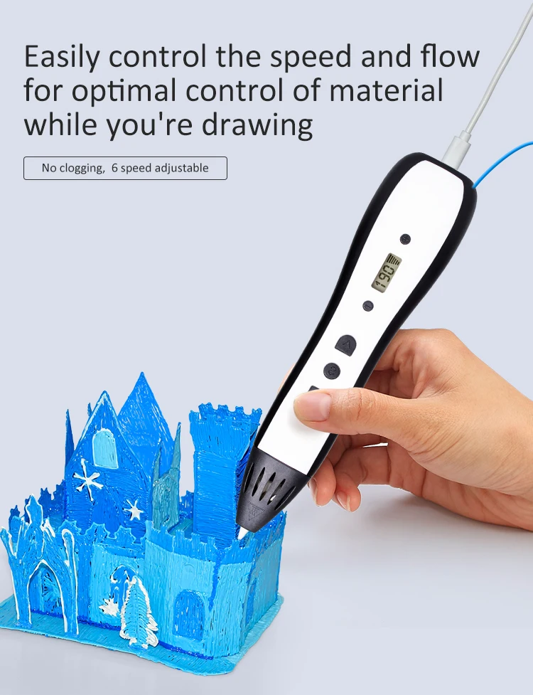 Jer Hot Sales 3d Pen For Adults Children Rp700c 3d Printing Pen 3d Best