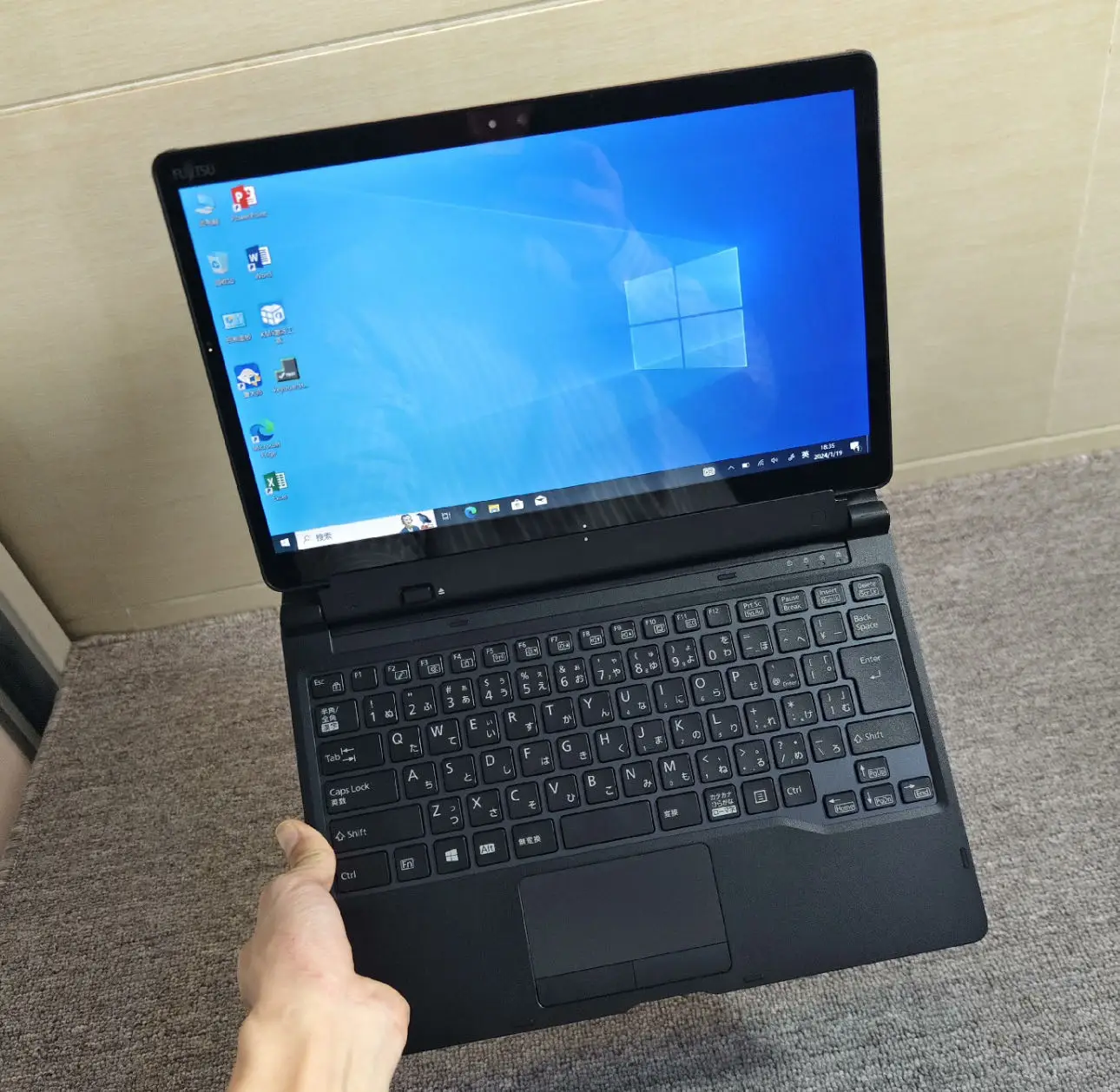 Laptop Computer 12.9 Inch  Touch Screen Laptops Fujitsu_Q508 Intel CPU 4G 128G , 320G HDD
