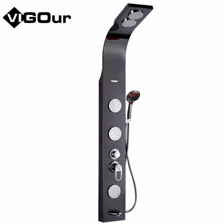 
Новый настенный выдвижной термостатический дождевой Душ из нержавеющей стали с водопадом 