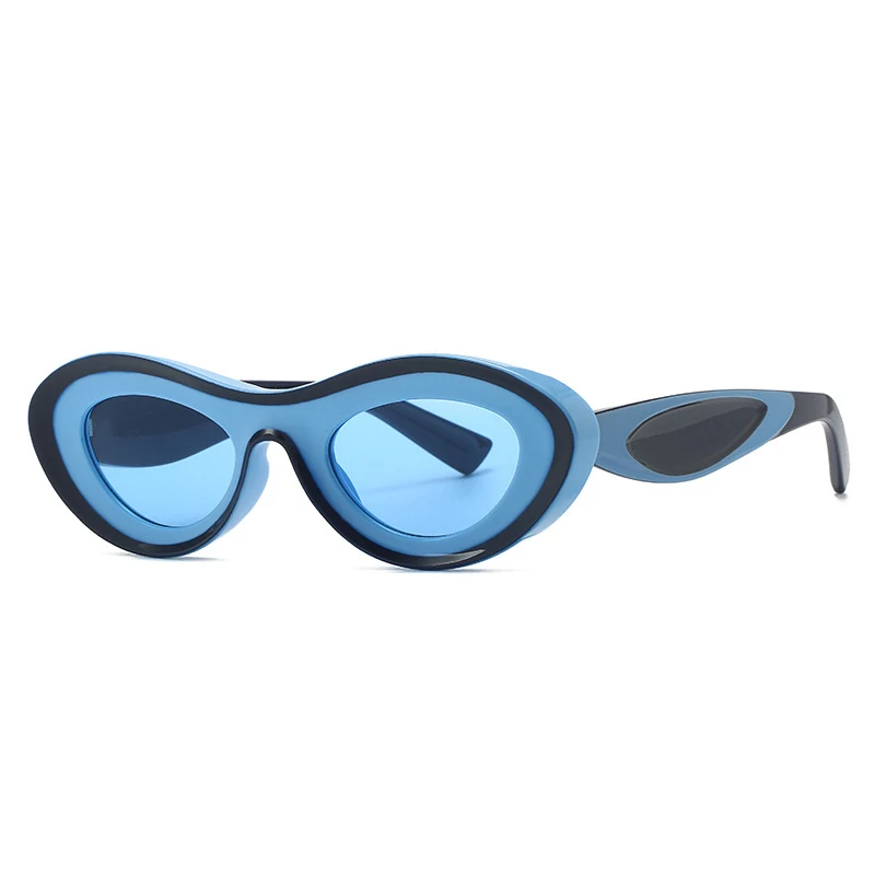 Etro Two-Tone Blue Cat-Eye Sunglasses Women main image 3