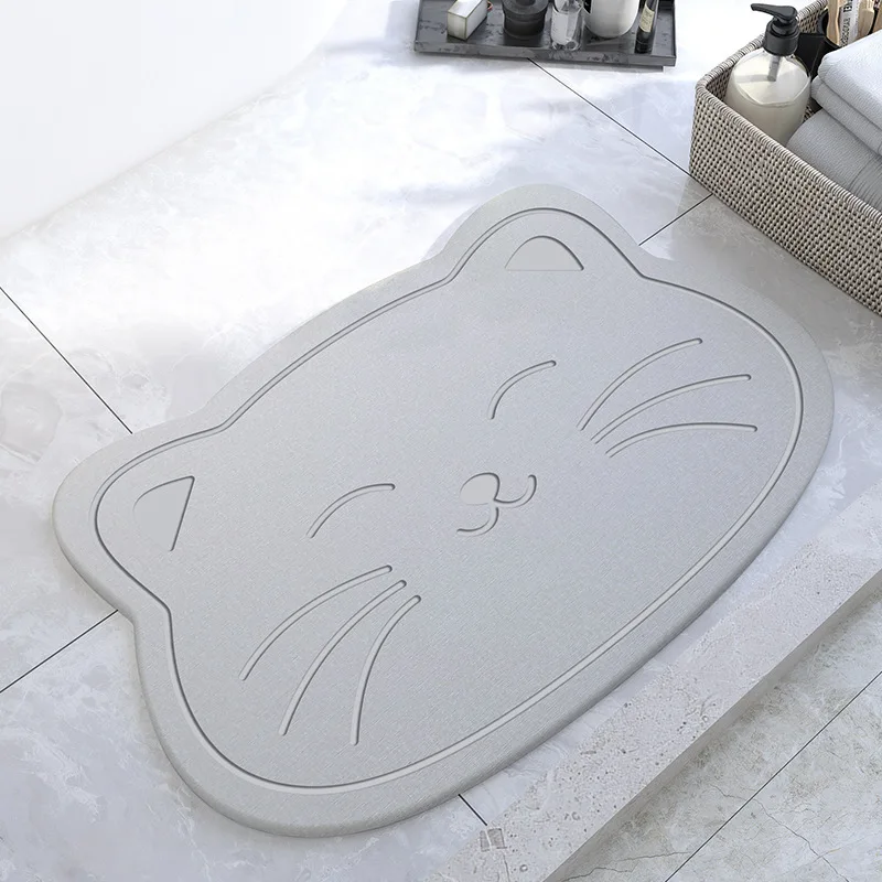 Stone Bath Mat Custom Diatomaceous Earth Shower Mat Slab Magic Bathroom