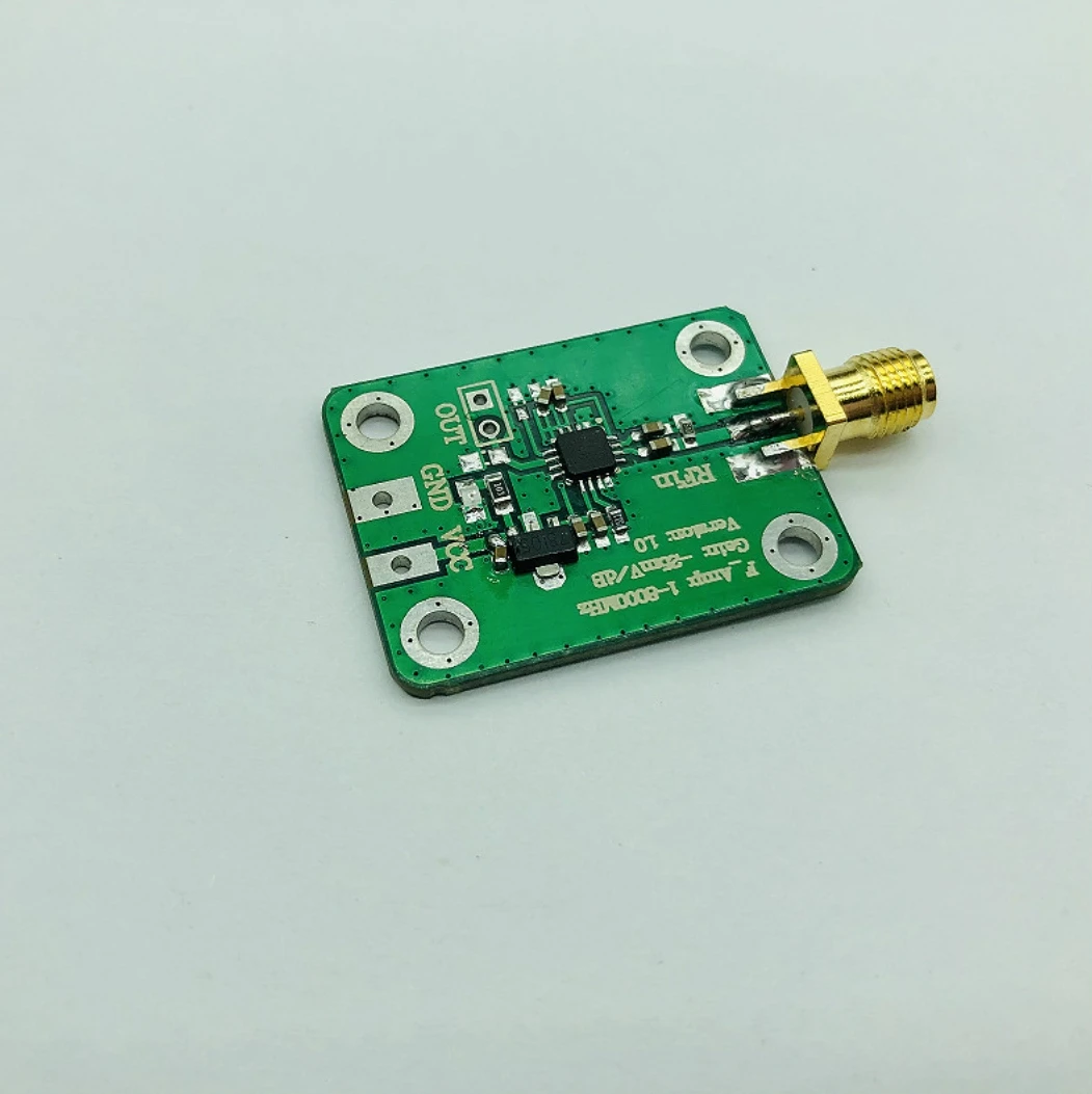 Module Détecteur Logarithmique AD8318 - 1MHz-8GHz, 70dB, Pour RF ALC AGC - 35x37mm