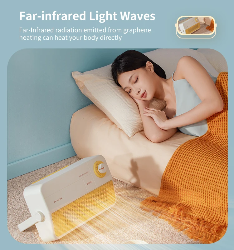 New Design Ptc Heater Electric Portable Fan Heater Bathroom Office Use Electric Fan Heater For