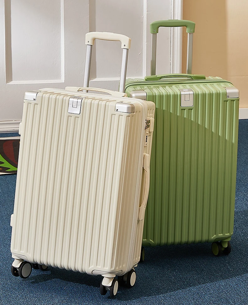 Koowo New Arrival Vintage Multifunctional Abs Pc Luggage Hardside