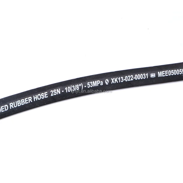 3/8 inch 10mm Weather Resistant Manguera Rubber Hydraulic Hose