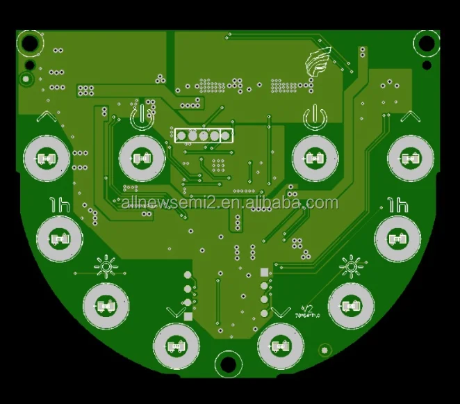 Hot offer The first mock exam is dual 10WX2 LED touch dimming desk lamp 10W wireless charging module PCBA customization.