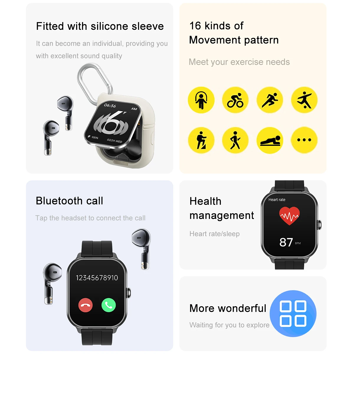 If you are searching for a supplier of a product with perfect quality control and highly competitive prices, which gives you an advantage in expanding your local market, then contact us now!  Competitive suppliers of  2026 D8Pro 2 in 1 Men Smart Watch with Wireless Earbuds BT Music Heart Rate Women Relojes Sports Smartwatch with Silicone Sleeve