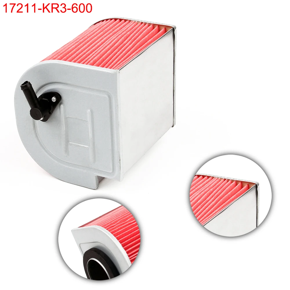 Motorcycle air filter is used for Honda 17211-KR3-600 for Honda CA125 1995-1999 for Honda CMX250 1996-2016 for Honda Rebel CMX250C 2003-2011 for Honda Rebel CA250 1996-2011High performance air filter 