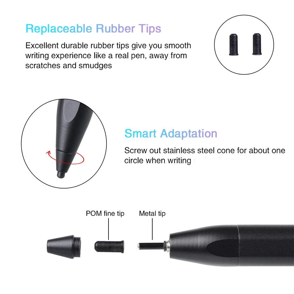 
Универсальный стилус для рисования Smart active, стилус с тонким наконечником для емкостного экрана android, планшета смартфона 