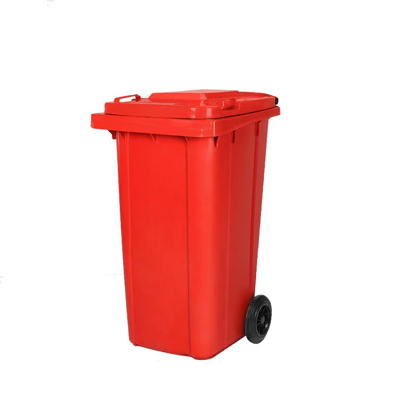 Factory wholesale plastic garbage bin with lid for sale 240 L HDPE ...