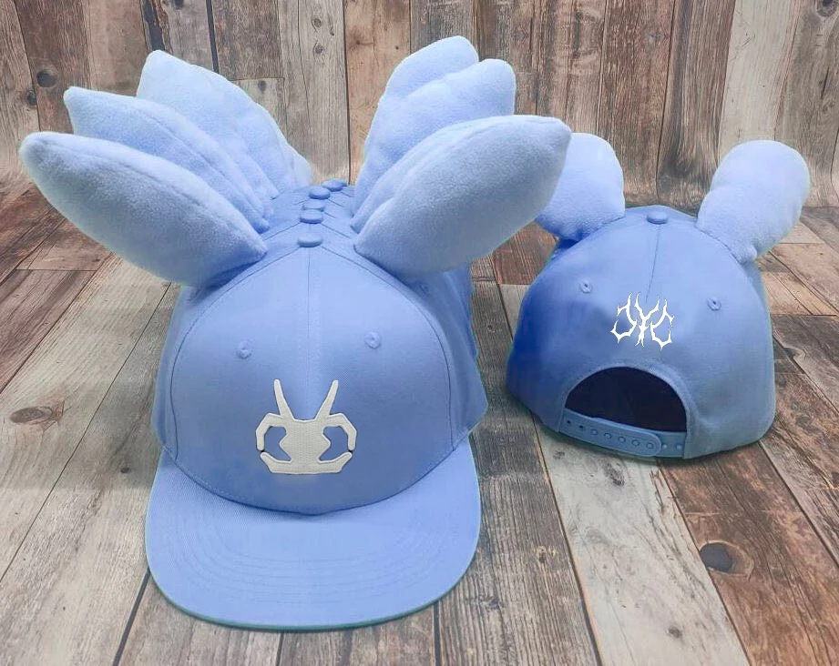 Custom Rabbit Ear Cap Hat - Bunny Ears Hat with 3D Embroidery