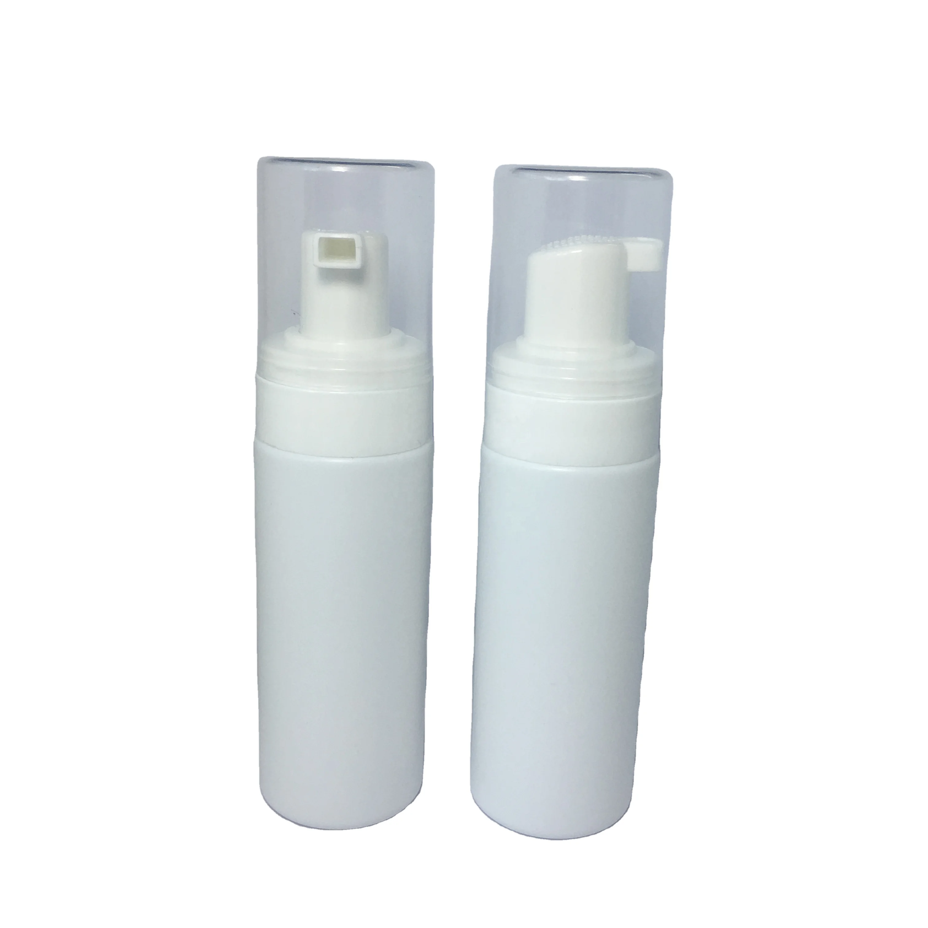 50ml HDPE White Cosmetic Foam Pump Bottle with 30mm PP Foam Pump for Hand Soap