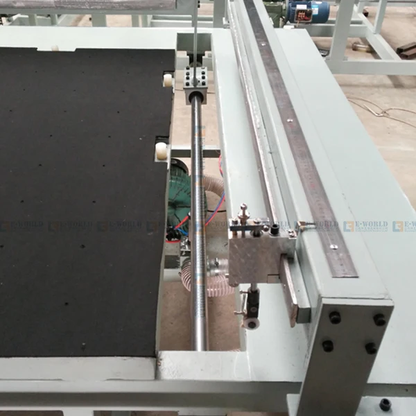 Manual Glass Cutting Machine with Longitudinal Transverse Bridges Perform Batch Glass Cutting Gearbox Pump Motor Gear Components
