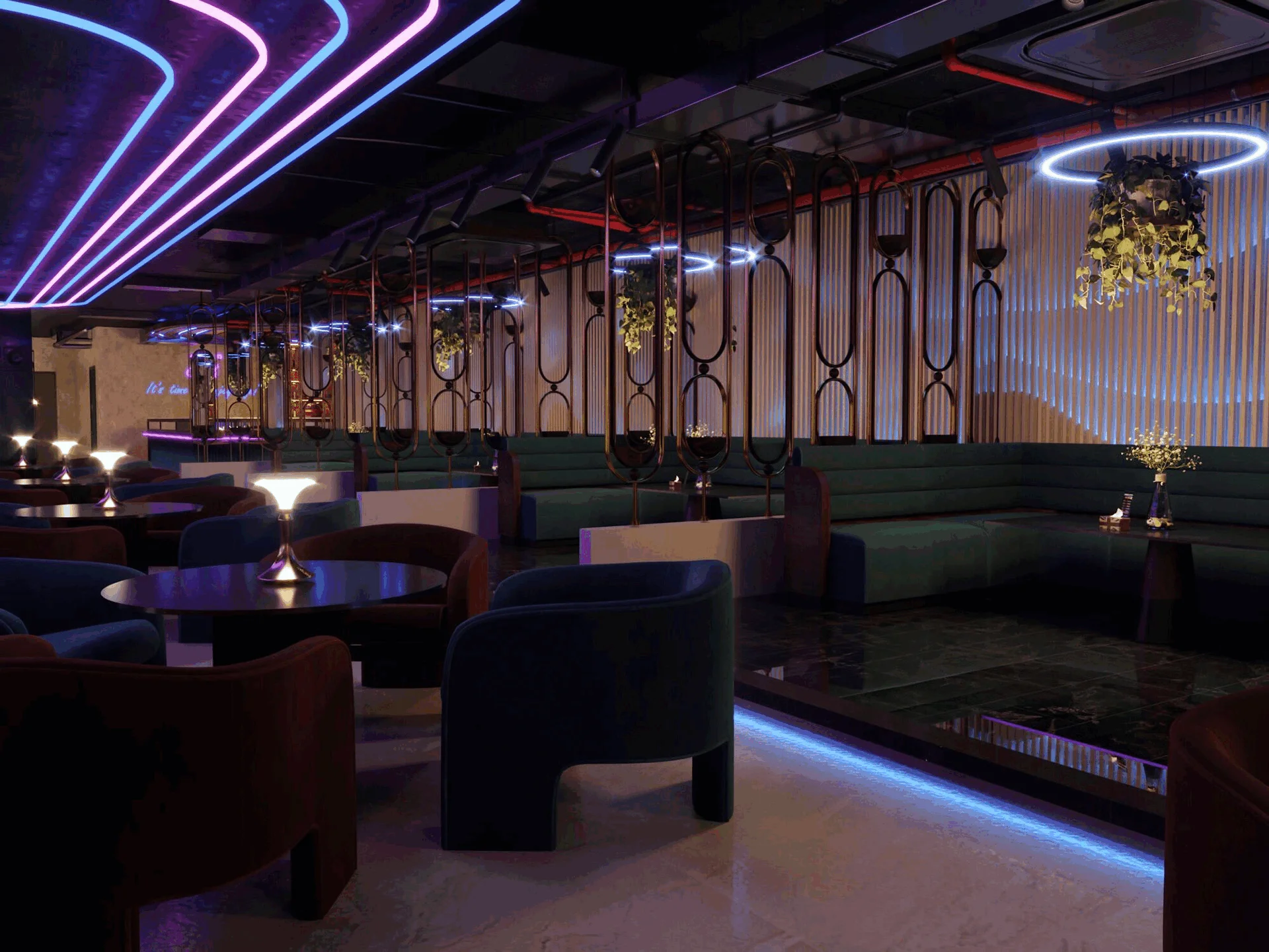 Customized Music bar Counter Dance Club Design Nightclub Disco Club Decor Ideas