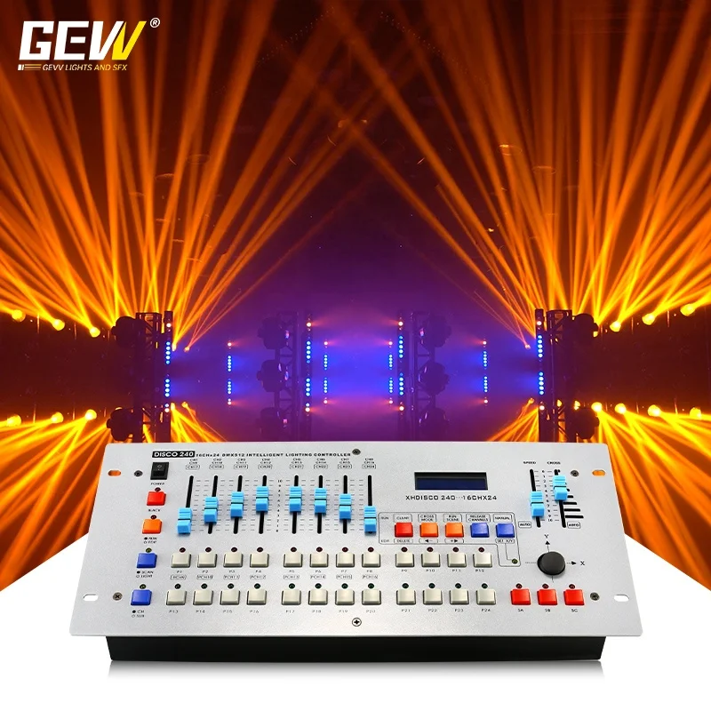 GEVV DJ пульт дистанционного управления 240 консоль DMX 512 контроллер