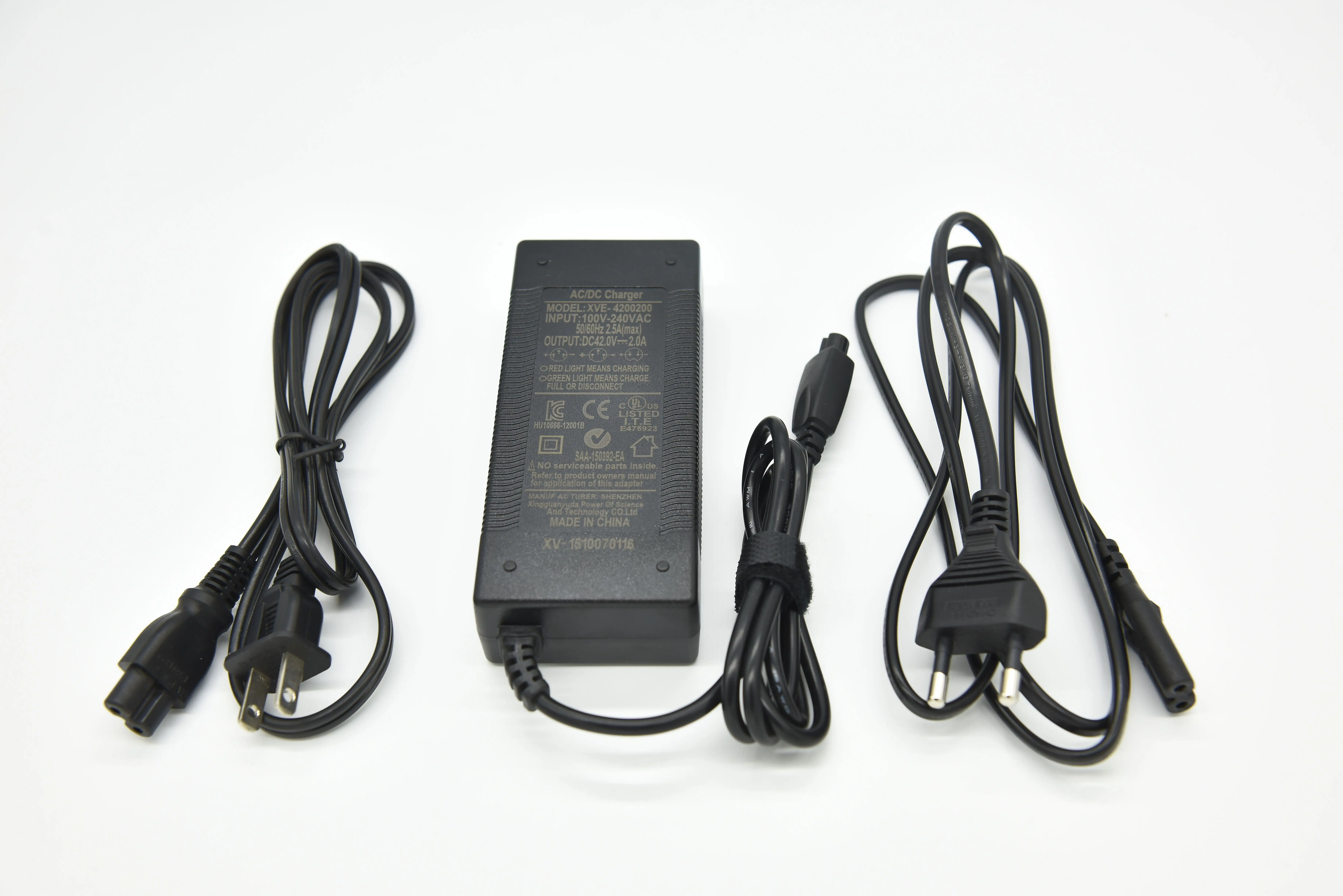 
 42V 2A литий-ионная батарея зарядное устройство для электрического привода баланс 36V зарядное устройство скутер Hover плата зарядки  