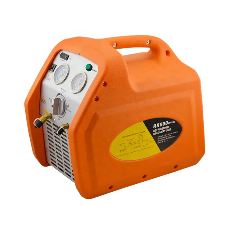 Rr500 Portable Auto Ac Refrigerant Recovery Recycling Machine R32 ...