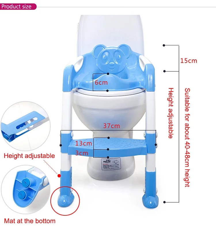 Новый вид пластических приучение к горшку Детские раза Лестница 2 шаг табурет для детей гостиной домашний табурет