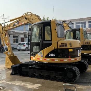 Almost New Used Excavator Mini Excavator Used Mini Crawler Escavatore Cat308C 8Ton Mini Excavator with EPA for Sale