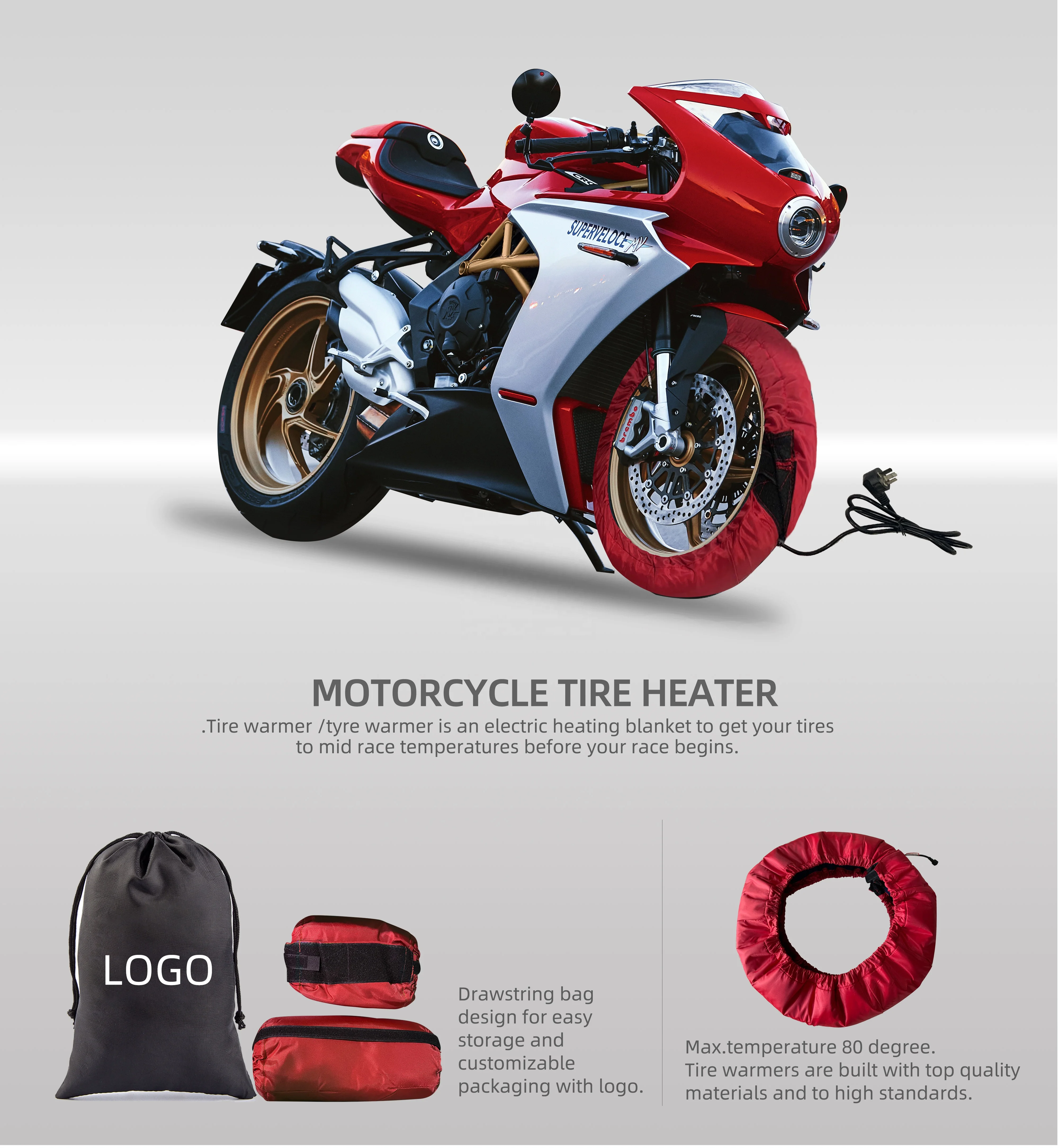 Шинные обогреватели комплект гоночных 120/200 120/190 120/160 120/180 с 110 В/220 В мотоциклетные шины для супербайка 12