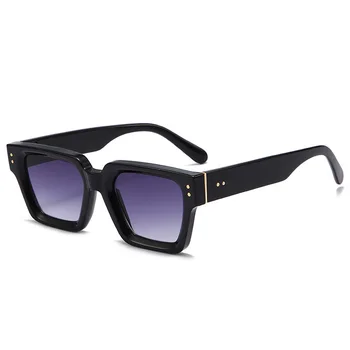 Luxury Brand Designer Sun Glasses High Quality Square Rectangle Sunglasses For Men Women Custom Logo 2023