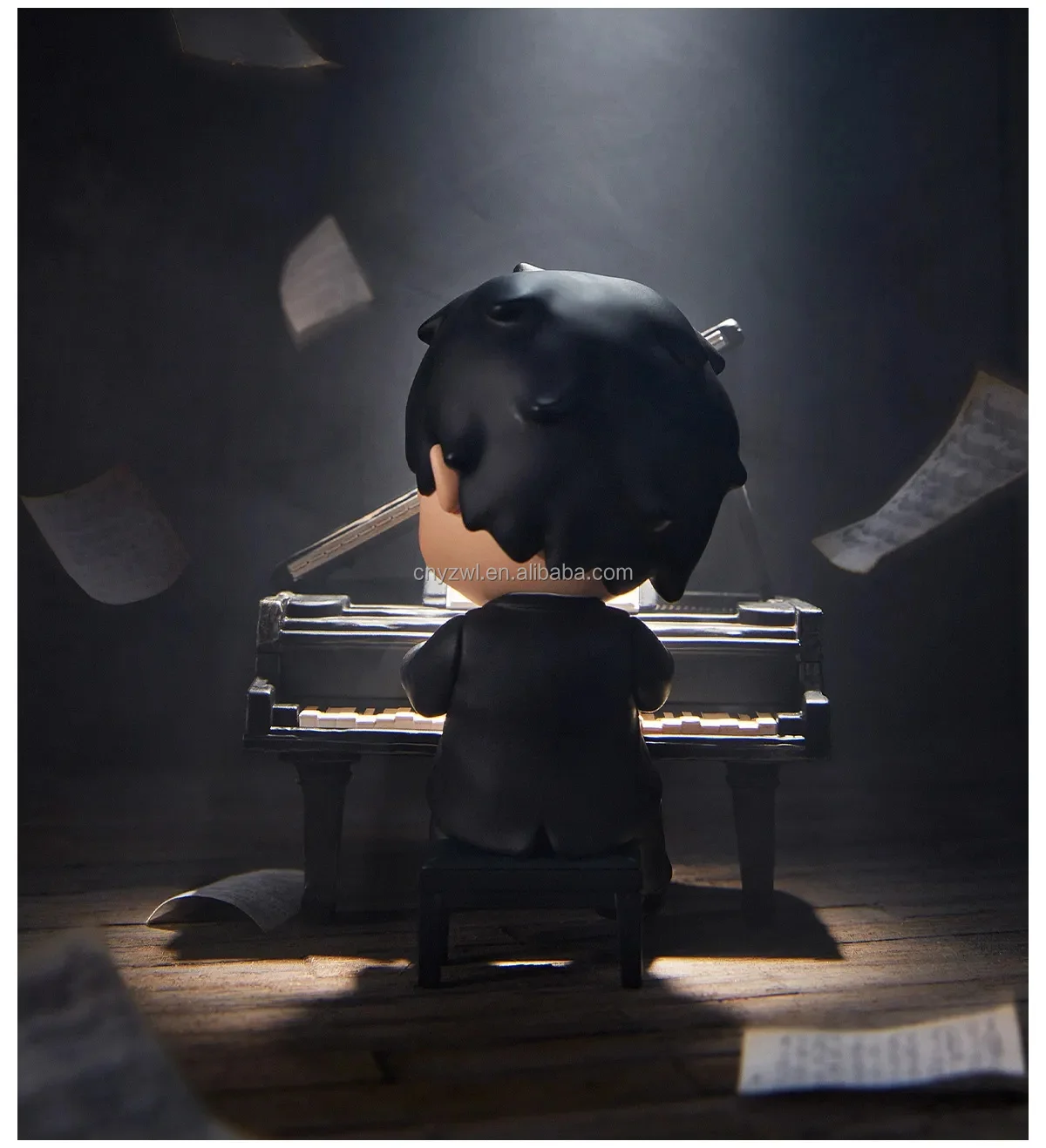 Authentic Popmart Official Original Hirono the Pianist Figure