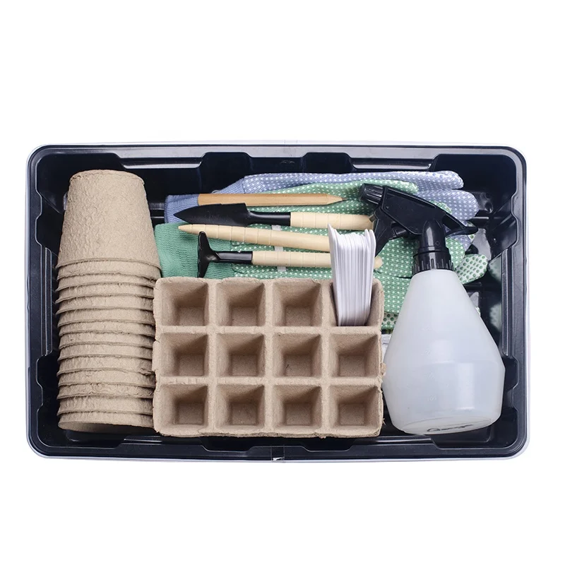 Garden Accessory Packing Mini Indoor Herbs Growing Nursery Organic