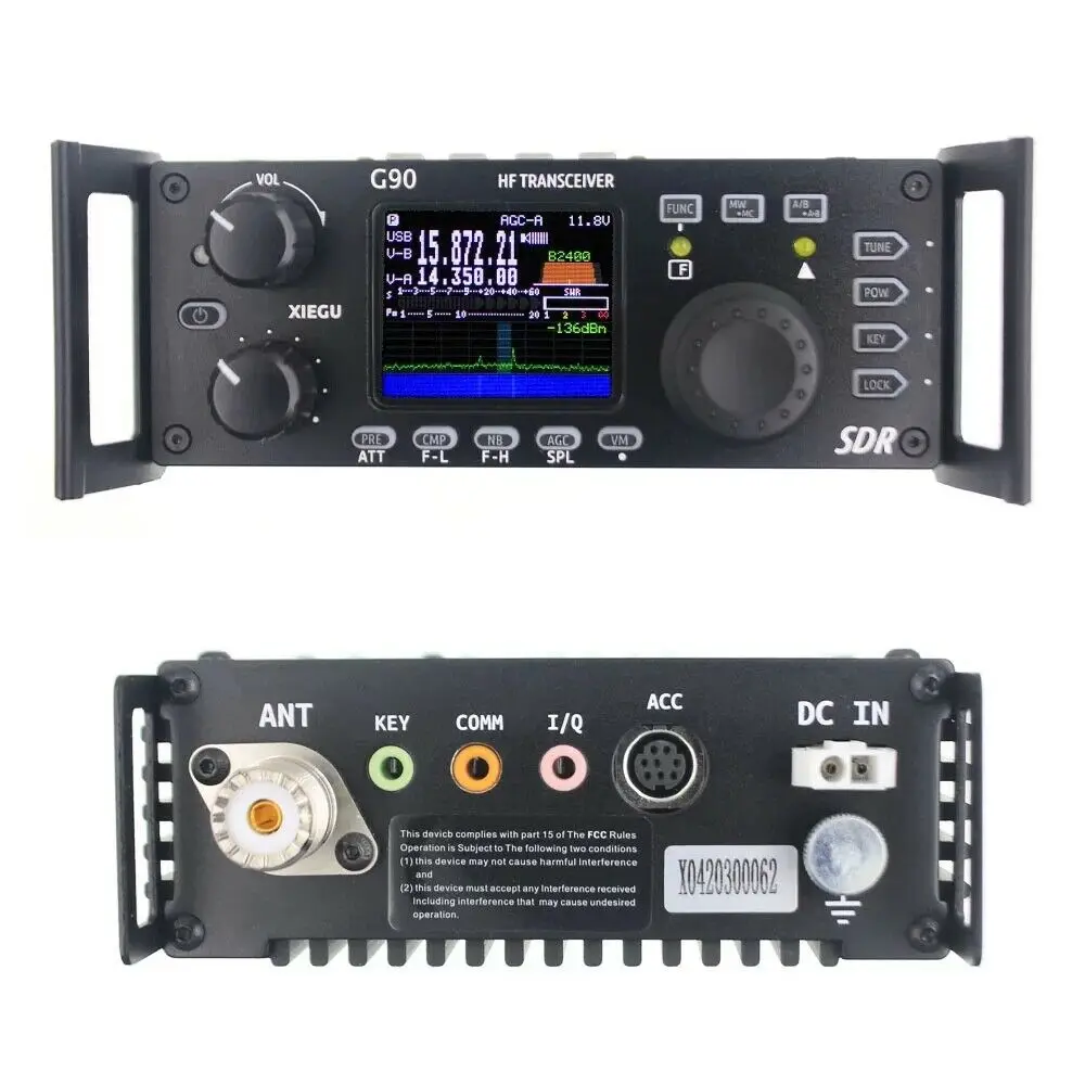 Xiegu G90 20W BT QRQ SDR HF Radio Transceiver Ham Radio Xiegu Amateur Radio  Short-Wave Transceiver