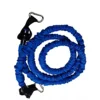 Corde bleue de 2 mètres pour entraînement en double, athlétisme et résistance.