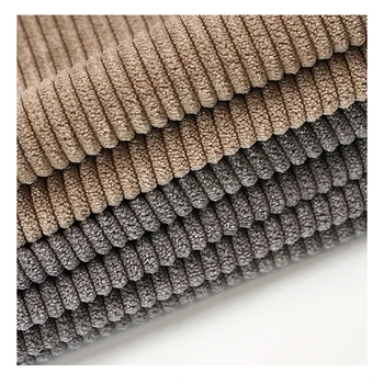 High Quality 75D Waterproof Breathable Hometextile Corduroy Fabric Upholstery For Sofa Furniture Fabric