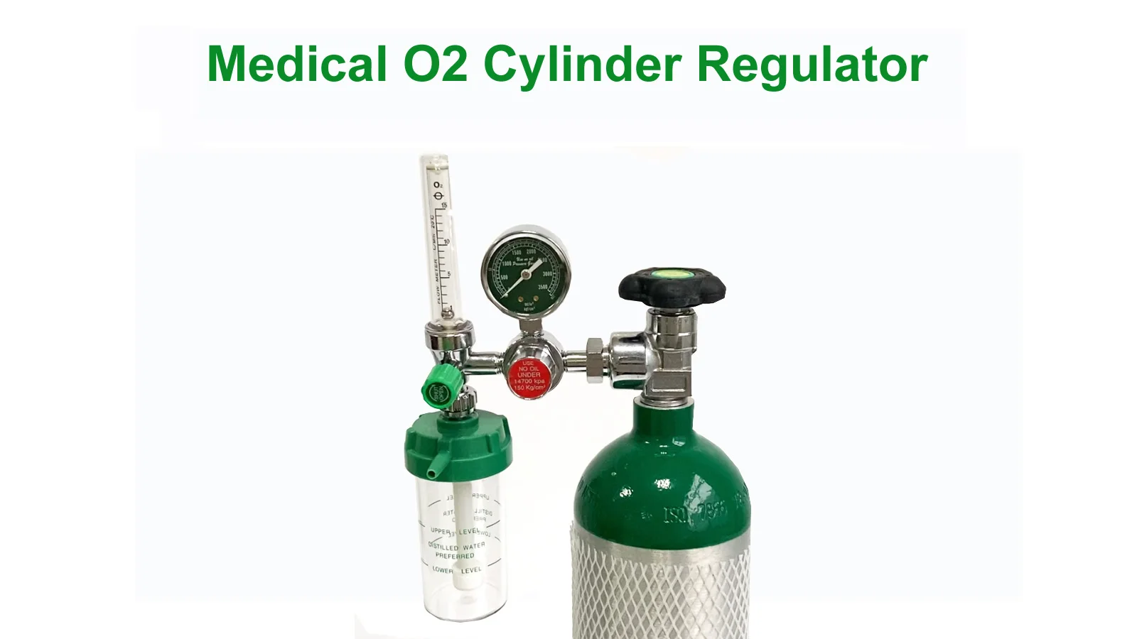 Brass Bullnose Medical Oxygen Regulator With Humidifier Bottle For ...