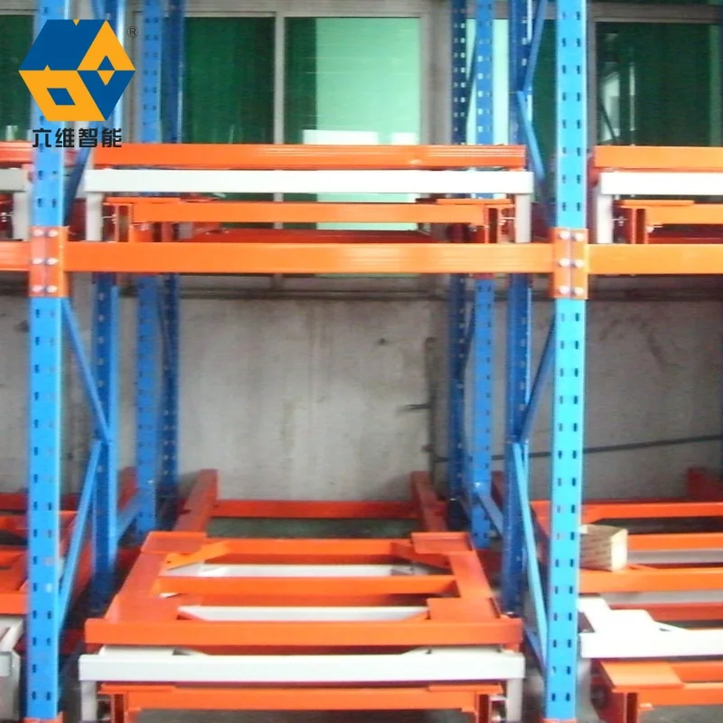 NOVA Magazijnopslagsysteem Zware metalen pushback palletstellingen Industriële stelling Pushback stalen stelling
