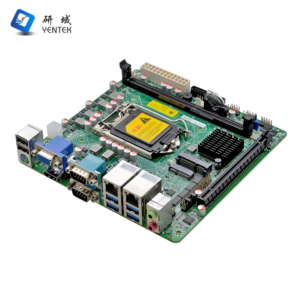X86 Motherboards Intel I3 I5 I7 LGA1155 Z77 2 DDR3 VGA HD PCIE X16 6 RS232 COM Industrial Mini Itx Motherboard