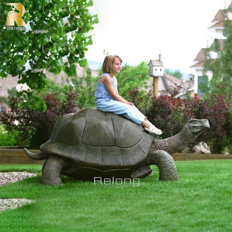 Statue Tortue Jardin Uziqueif En Résine - Décoration Extérieur Résistante Aux Intempéries Pour Étang, Pelouse & Cour