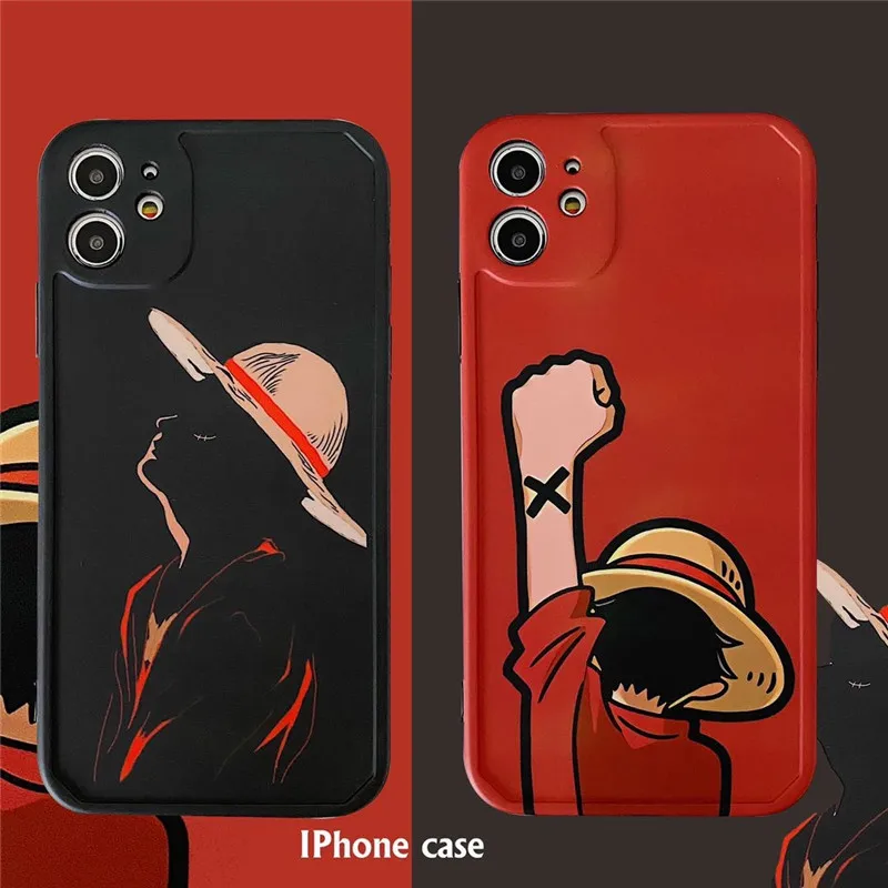 For Iphone 12 Case Japanese Anime Cartoon Luffy 11 Pro Max 12mini X Xs Xr Mini 7 8plus Phone Covers Buy For Iphone 12 Pro Max Case Case For Iphone 11 Xr Case