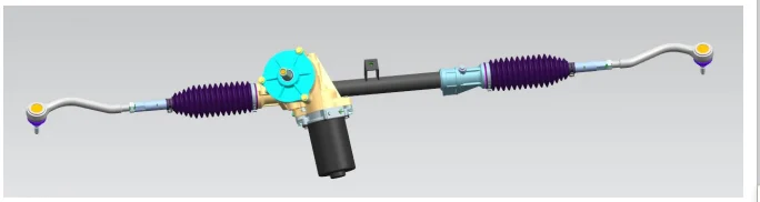 New Electric Power Steering Rack and Pinion for Small Trucks Including Steering Pump and Gear