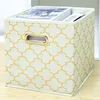 Gold-plated white lantern without cover (gold metal buckle)