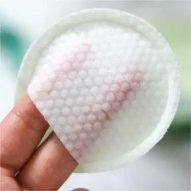 80 мм OD пилинг пальцы 100% спанальные нетканые подушечки для круглого макияжа с белой