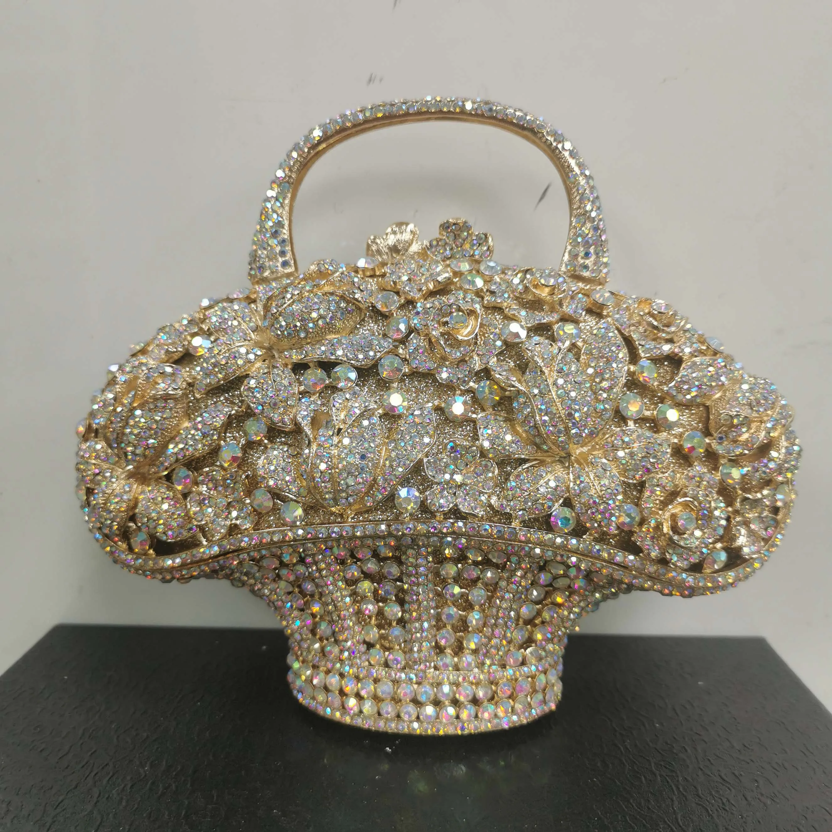 DA BODAN Womens Sparkly Rhinestone Crystal Clutch Bag Glitter Sequin Bridal  Purse Evening Handbag for Wedding Party Prom: Handbags: Amazon.com