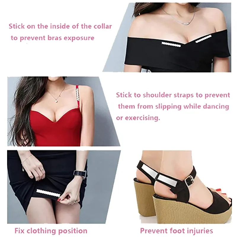 Ultra Thin Double Sided Adhesive Lingerie Tape Adhesive Body Secret Strips Body And Clothing Tape