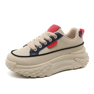 K6710 2026 Women's Summer Sports and Leisure Shoes Breathable Fashion Trend Thick-Soled Heightening Shoes