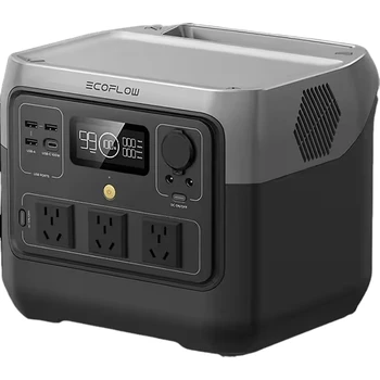 EOFLOW RIVER 2 Pro Portable Power Station Solar Panel Car Source for Camping RV Outdoor Use Multiple Devices External Battery