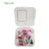 Set: 5 white and 5 pink